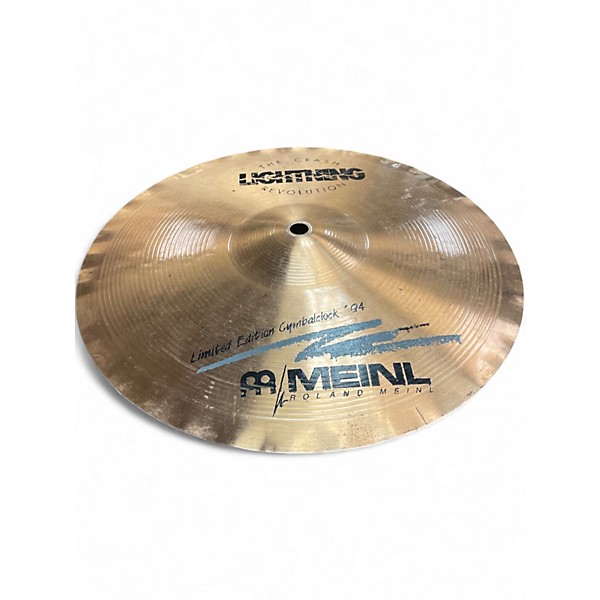 Used MEINL 10in Lightning Crash Cymbal