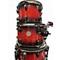 Used Mapex 6 Piece MERIDIAN MAPLE Red Drum Kit