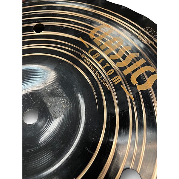 Used MEINL 12in DARK TRASH STACK Cymbal