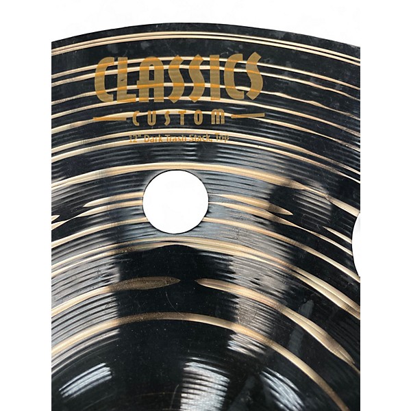 Used MEINL 12in DARK TRASH STACK Cymbal