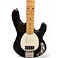 Used OLP DOUBLE CUT Black Electric Bass Guitar