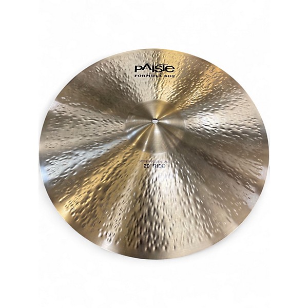 Used Paiste 20in FORMULA MODERN ESSENTIALS RIDE Cymbal