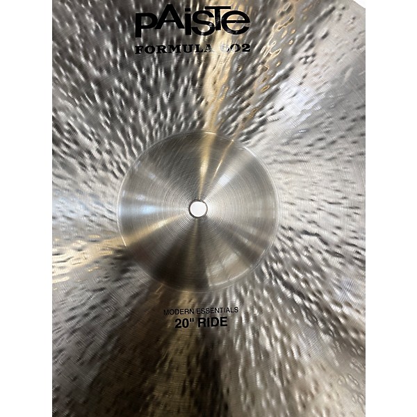 Used Paiste 20in FORMULA MODERN ESSENTIALS RIDE Cymbal