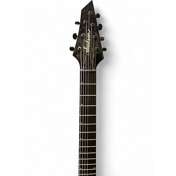 Used Jackson JS22-7 Dinky 7 String Black Solid Body Electric Guitar