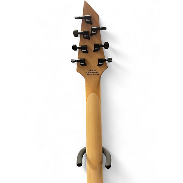 Used Jackson JS22-7 Dinky 7 String Black Solid Body Electric Guitar