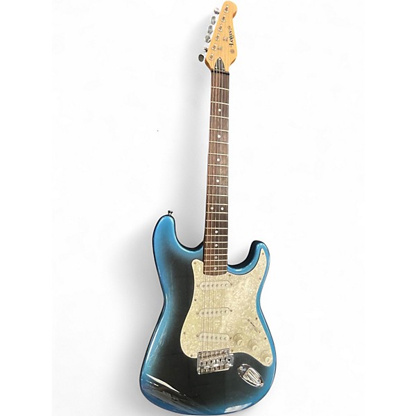 Used Lotus S Style Blue Fade Burst Solid Body Electric Guitar