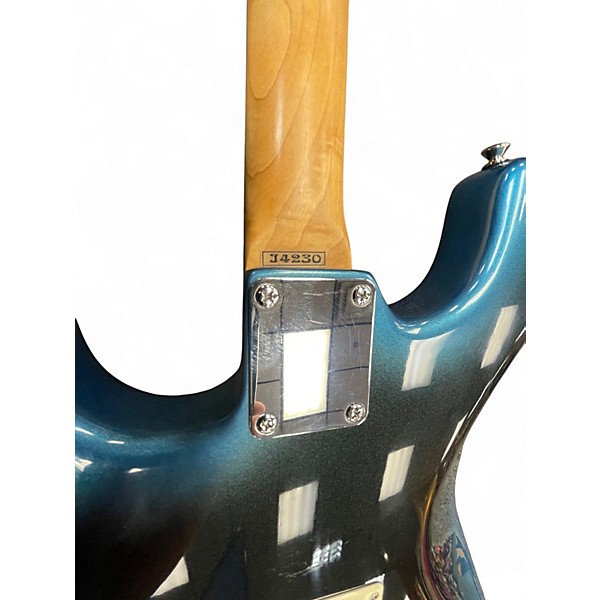 Used Lotus S Style Blue Fade Burst Solid Body Electric Guitar