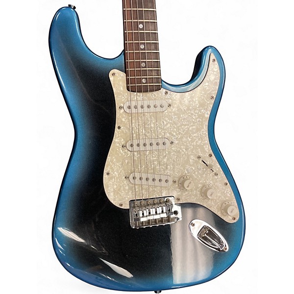 Used Lotus S Style Blue Fade Burst Solid Body Electric Guitar