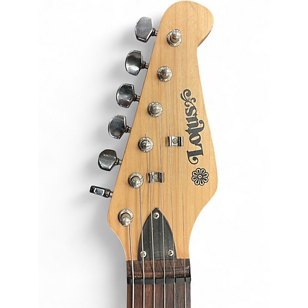 Used Lotus S Style Blue Fade Burst Solid Body Electric Guitar