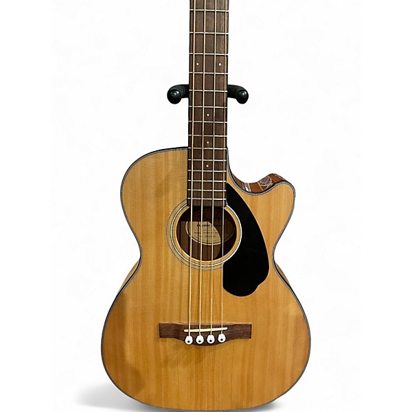 Used Fender CB60SCE Natural Acoustic Bass Guitar