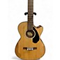 Used Fender CB60SCE Natural Acoustic Bass Guitar