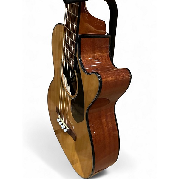 Used Fender CB60SCE Natural Acoustic Bass Guitar