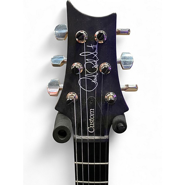 Used 2021 PRS WOOD LIBRARY CUSTOM 24  PATTERN THIN Faded Blue Jean Solid Body Electric Guitar