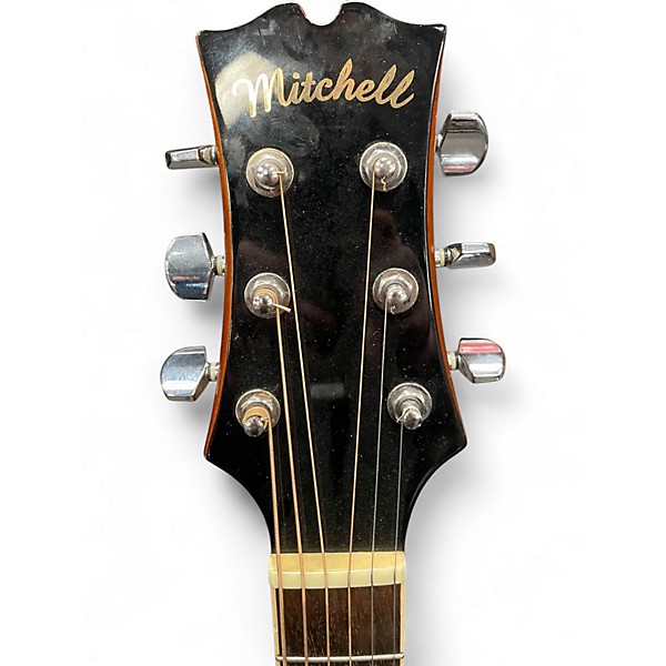 Used Mitchell MO100S Natural Acoustic Guitar