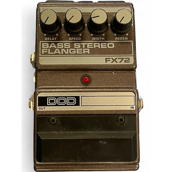 Used DOD FX72 Bass Stereo Flanger Effect Pedal