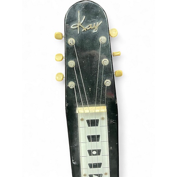Used 1950s Kay Lapsteel Black and White Lap Steel