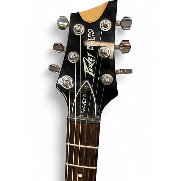Used Peavey RETRO FIRE Black Solid Body Electric Guitar