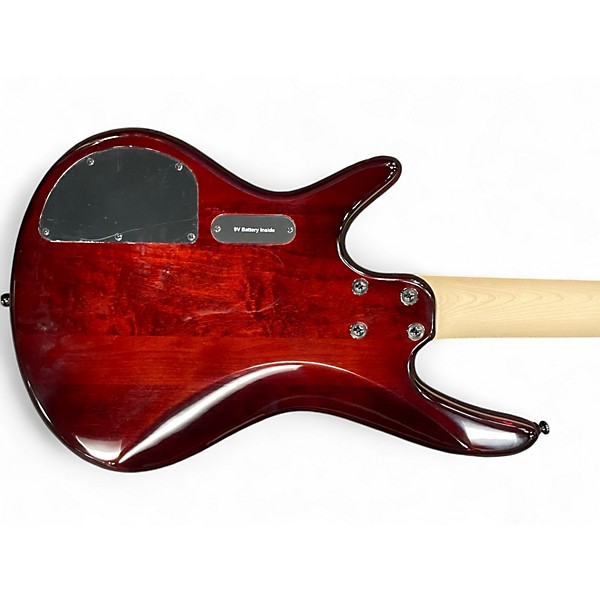 Used Ibanez GRS205SM Natural Brown Burst Electric Bass Guitar