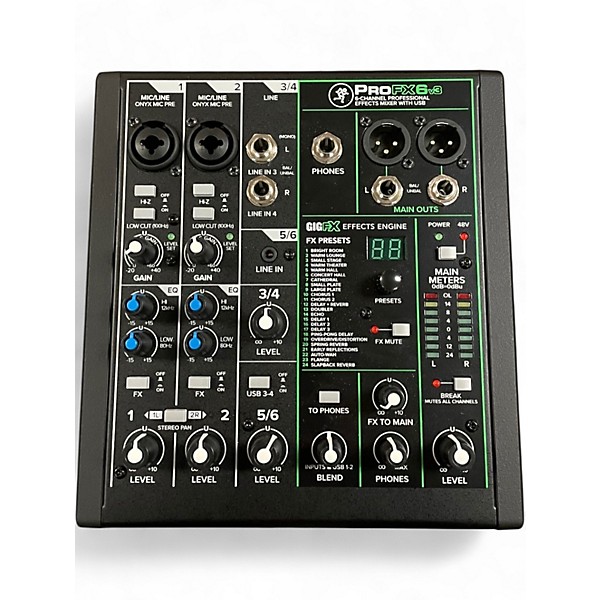 Used Mackie PROFX6V3 Powered Mixer