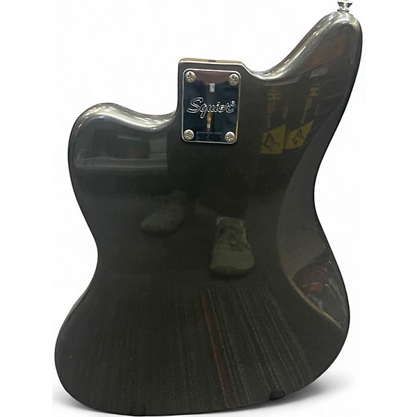 Used Squier Vintage Modified Jaguar Bass Gun Metal Grey Electric Bass Guitar