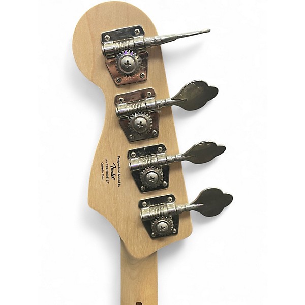 Used Squier Vintage Modified Jaguar Bass Gun Metal Grey Electric Bass Guitar