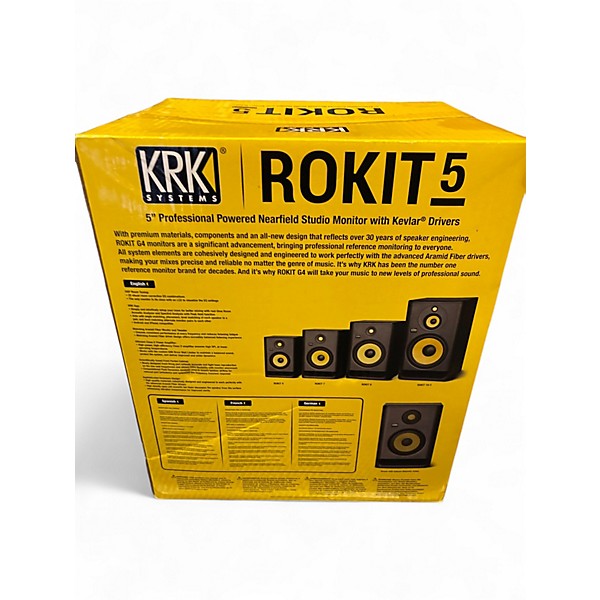 Used KRK RP5 ROKIT G4 Each Powered Monitor