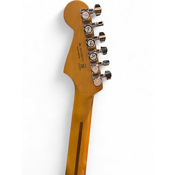 Used Fender Player Plus Stratocaster HSS Silverburst Solid Body Electric Guitar