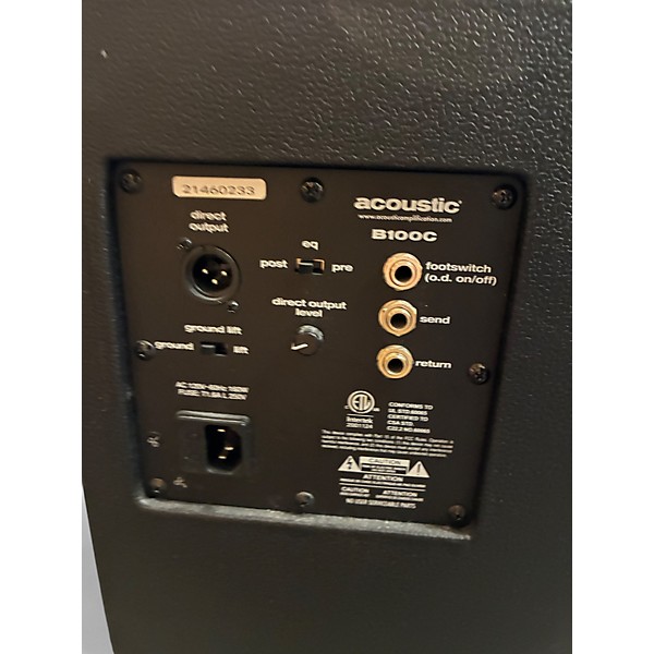 Used Acoustic B100C  Bass Combo Amp