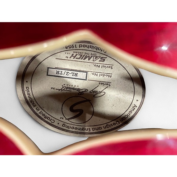 Used Oscar Schmidt RL-2  Red Hollow Body Electric Guitar