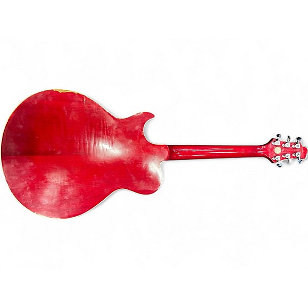 Used Oscar Schmidt RL-2  Red Hollow Body Electric Guitar