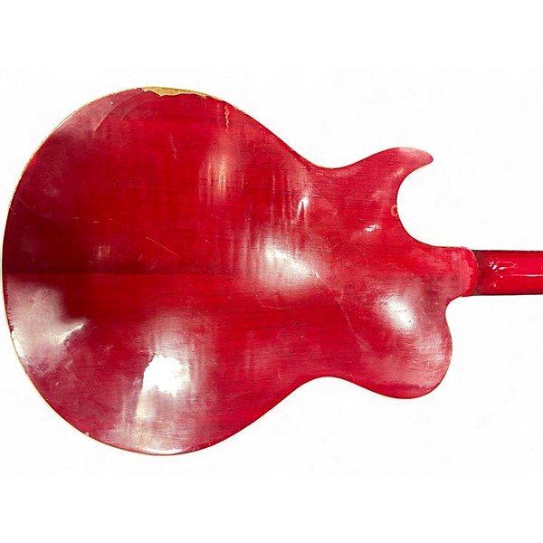 Used Oscar Schmidt RL-2  Red Hollow Body Electric Guitar