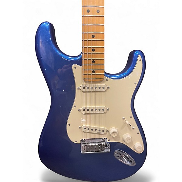 Used Fender American Ultra Stratocaster COBRA BLUE Solid Body Electric Guitar