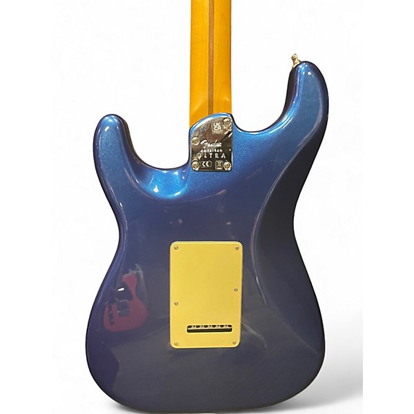 Used Fender American Ultra Stratocaster COBRA BLUE Solid Body Electric Guitar