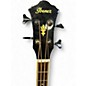 Used Ibanez AEB5E Black Acoustic Bass Guitar