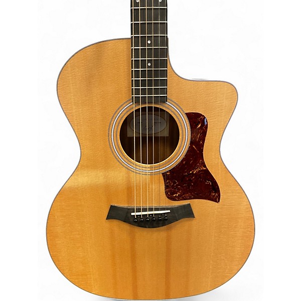 Used Taylor 214CE-K Natural Acoustic Electric Guitar