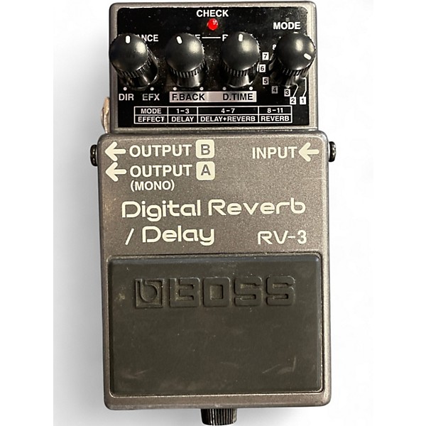 Used BOSS RV3 Digital Reverb Delay Effect Pedal