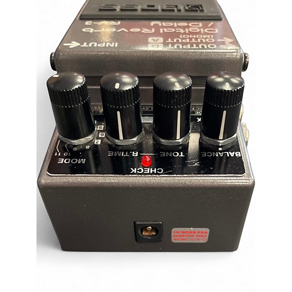 Used BOSS RV3 Digital Reverb Delay Effect Pedal