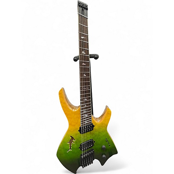 Used Ormsby GOLIATH 6 STRING SEAWEED GREEN Hollow Body Electric Guitar