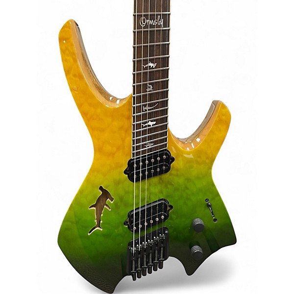 Used Ormsby GOLIATH 6 STRING SEAWEED GREEN Hollow Body Electric Guitar