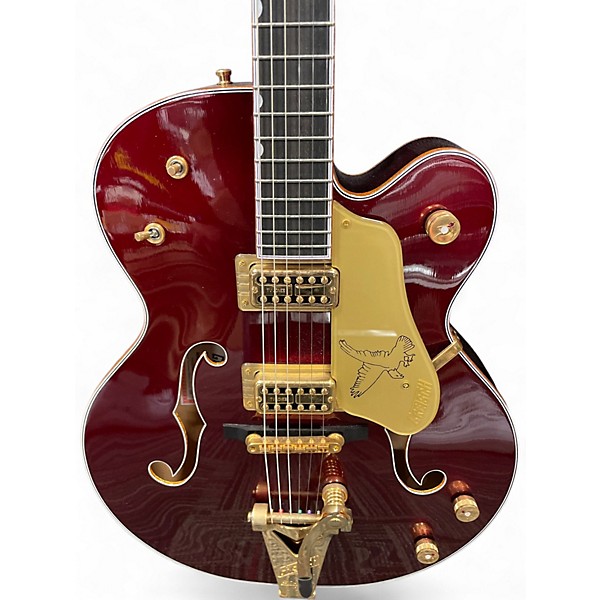 Used Gretsch G6136T RED SPARKLE Hollow Body Electric Guitar