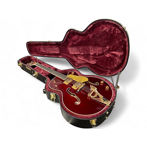 Used Gretsch G6136T RED SPARKLE Hollow Body Electric Guitar