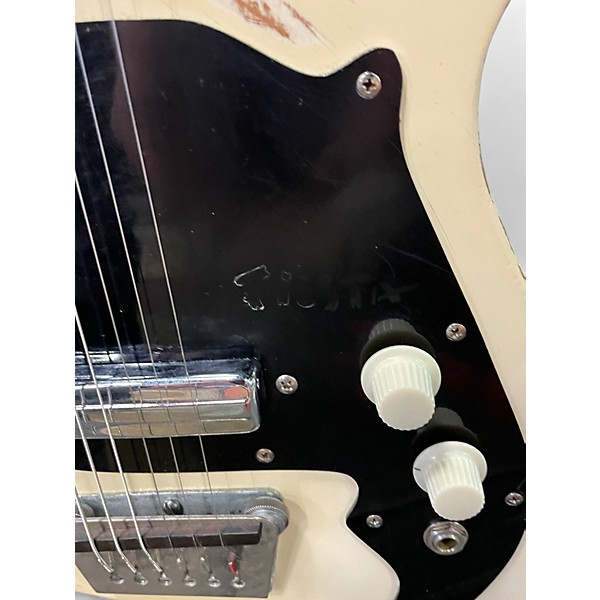 Vintage 1960s Alamo FIESTA CREME Solid Body Electric Guitar