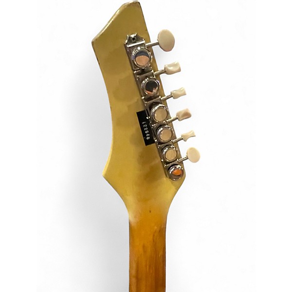 Vintage 1960s Alamo FIESTA CREME Solid Body Electric Guitar