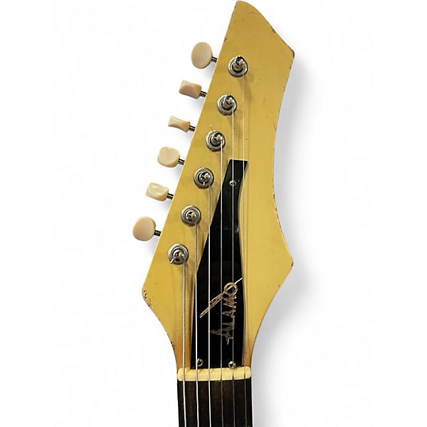 Vintage 1960s Alamo FIESTA CREME Solid Body Electric Guitar
