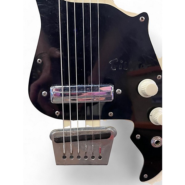 Vintage 1960s Alamo FIESTA CREME Solid Body Electric Guitar