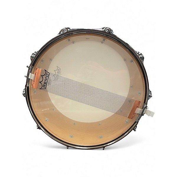 Used Ludwig 6.5X14 CLASSIC MAPLE SNARE BLACK OYSTER Drum