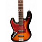 Used Squier Vintage Modified Jazz Bass Left Handed 3 Color Sunburst Electric Bass Guitar