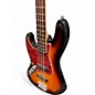 Used Squier Vintage Modified Jazz Bass Left Handed 3 Color Sunburst Electric Bass Guitar