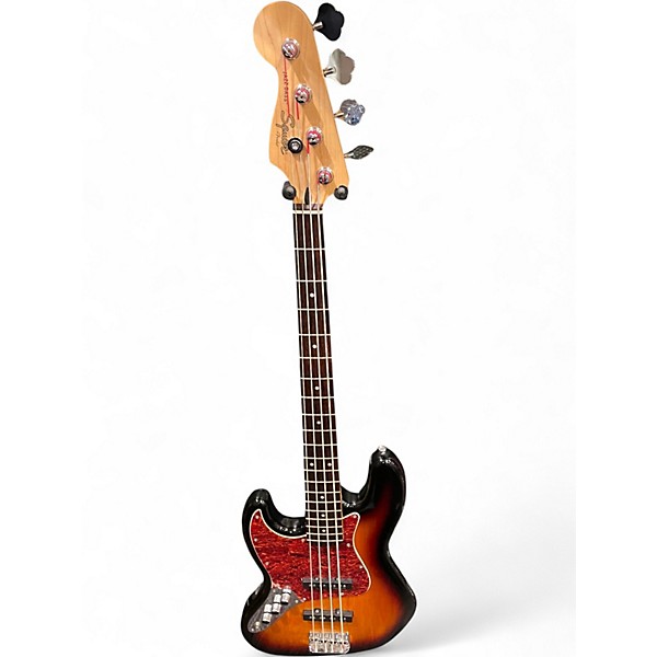 Used Squier Vintage Modified Jazz Bass Left Handed 3 Color Sunburst Electric Bass Guitar