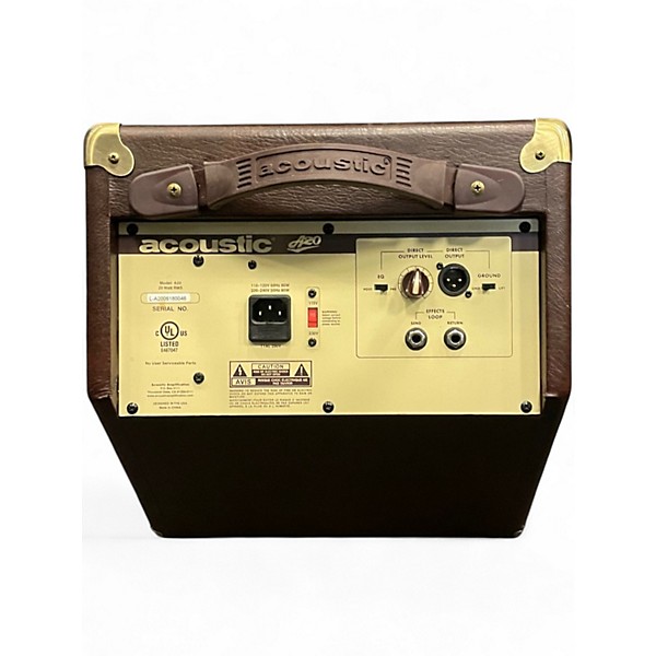 Used Acoustic A20 20W Acoustic Guitar Combo Amp